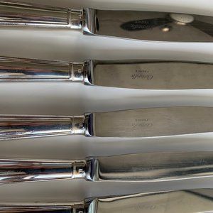 Christofle Silver Plated Dinner Knives (Set of 6)